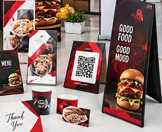 Restaurants & Cafes branding solutions